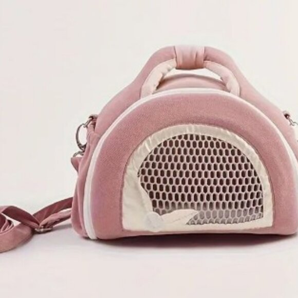 Adorable Pink Extra Small Pet Travel Carrier - Picture 3 of 5